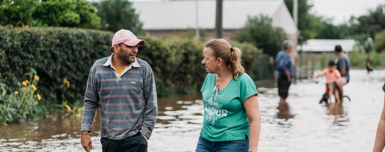 La campaña de donación de un futbolista de Boca Juniors para los afectados por la inundación en Gualeguay