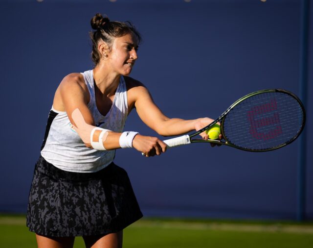 La española Sara Sorribes se queda en su debut de Miami