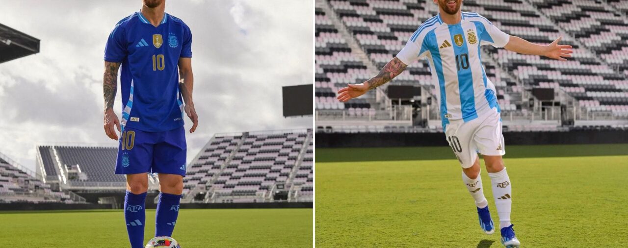 La sesión de fotos de Lionel Messi con la nueva camiseta de la selección argentina: la diferencia con la presentación de sus compañeros