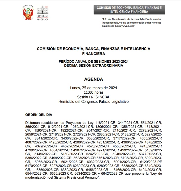 Agenda Retiro afp
