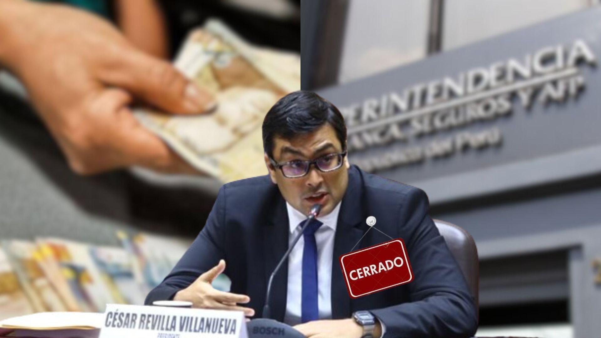 Retiro AFP, presidente César Revilla.