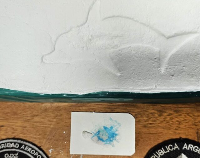 Rosario: apareció un ladrillo de cocaína con el sello de un Delfín y Patricia Bullrich apuntó a uno de los capos presos