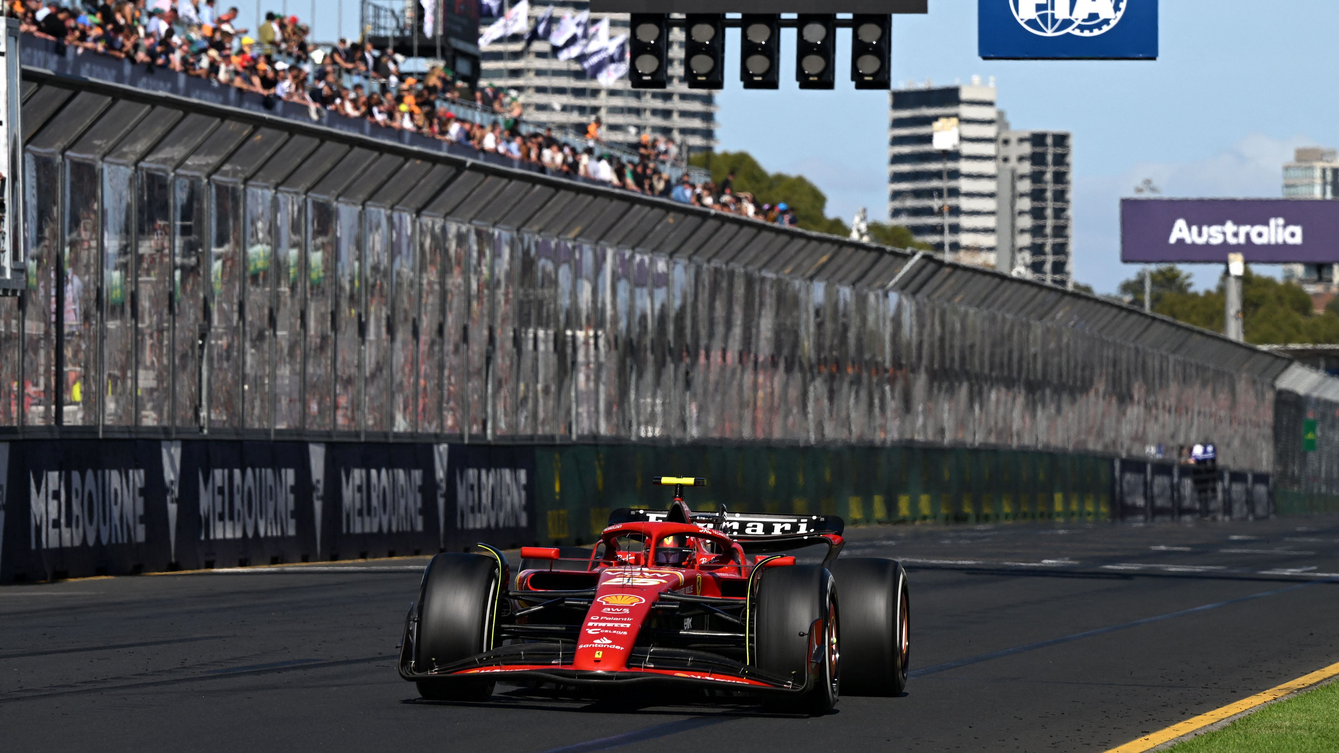 Carlos Sainz gana el GP de Australia (REUTERS).