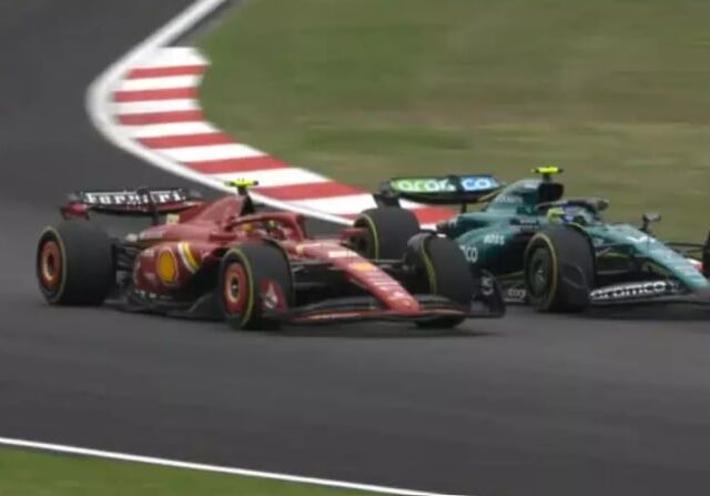 Alta tensión entre Alonso y Sainz por su accidente en China: “Le dejé espacio, pero él a mí no”