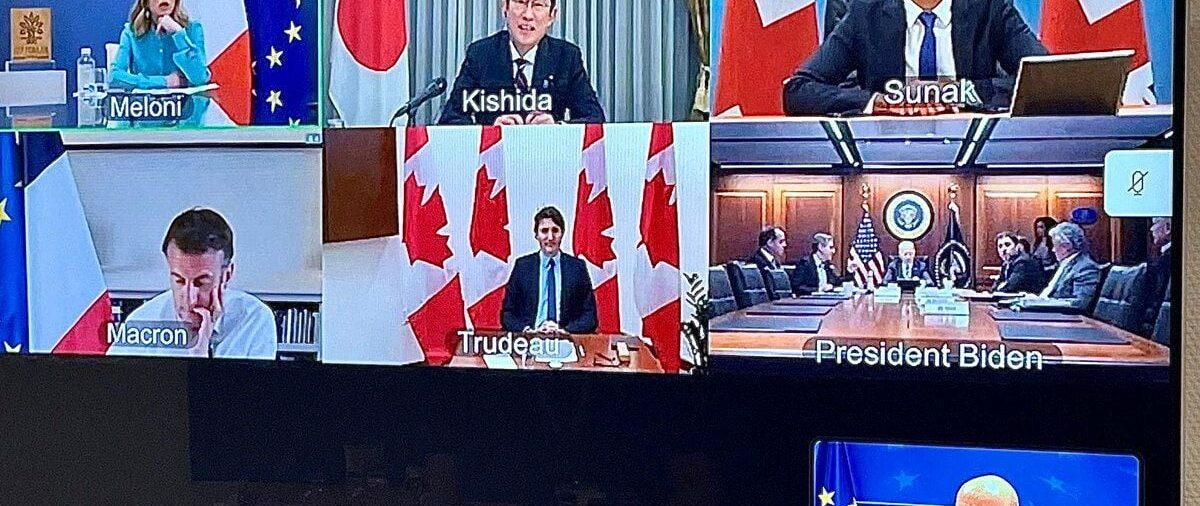 El G7 condenó el ataque de Irán a Israel y aseguró que trabaja por una desescalada