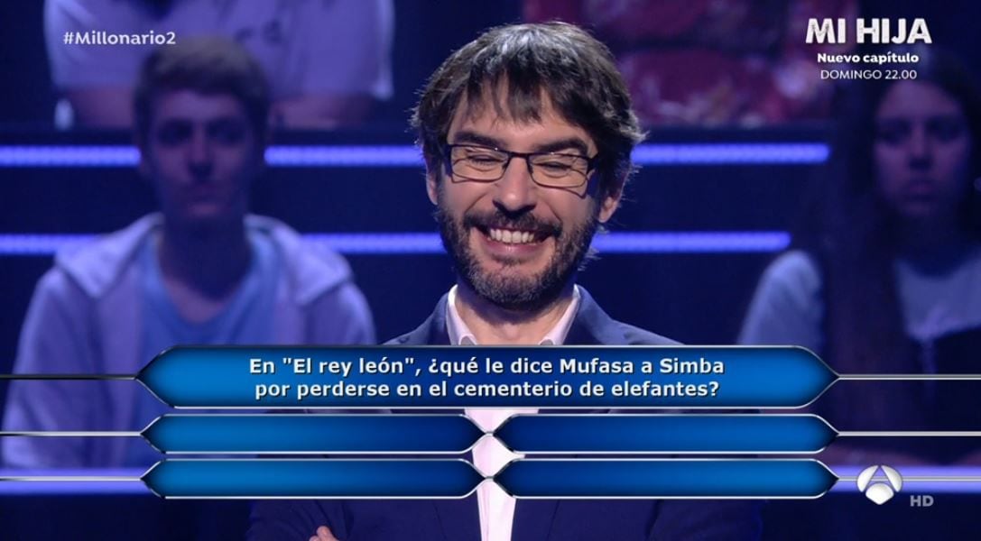 Juanra Monet en '¿Quién quiere ser millonario?'
