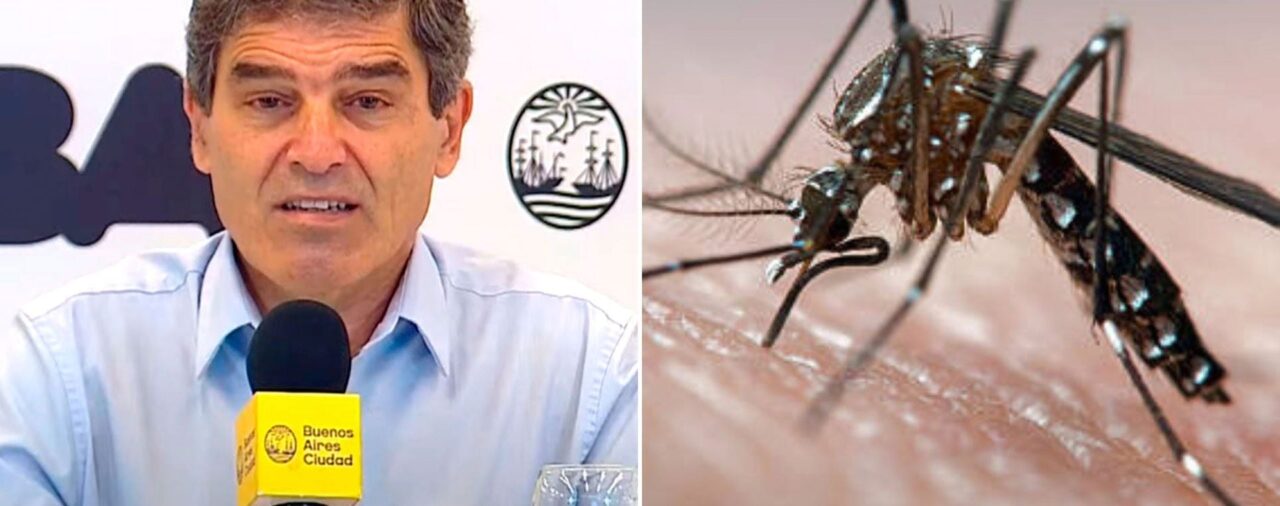 Quirós dijo que esperan más datos científicos para definir la estrategia de vacunación contra el dengue en CABA