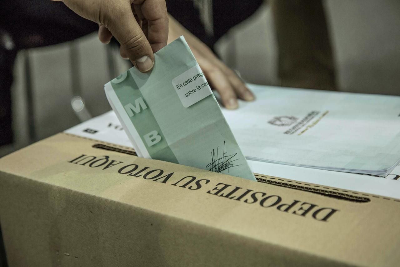 Elecciones Colombia-Mesa de votación-Colombia