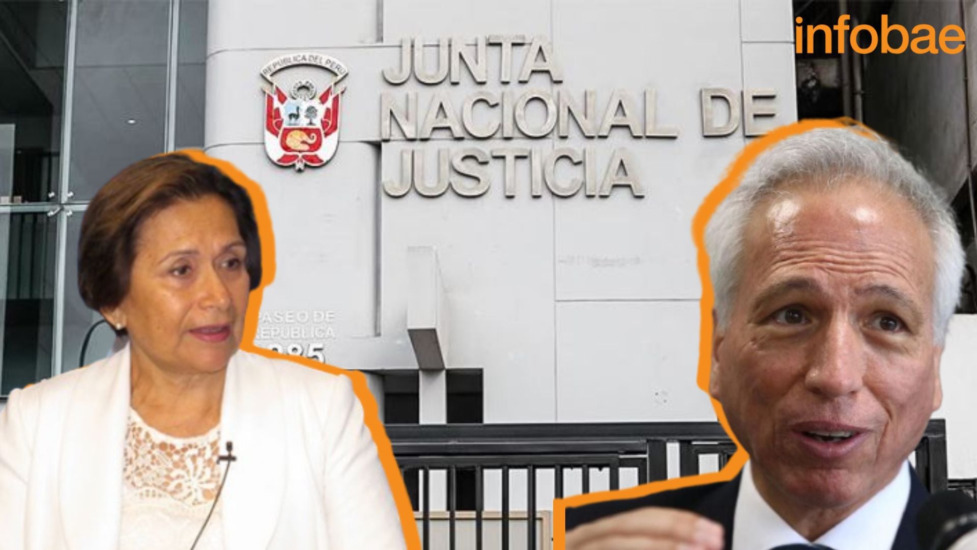Inés Tello y Aldo Vásquez se reincorporan a la Junta Nacional de Justicia ante fallo judicial| Composición Infobae