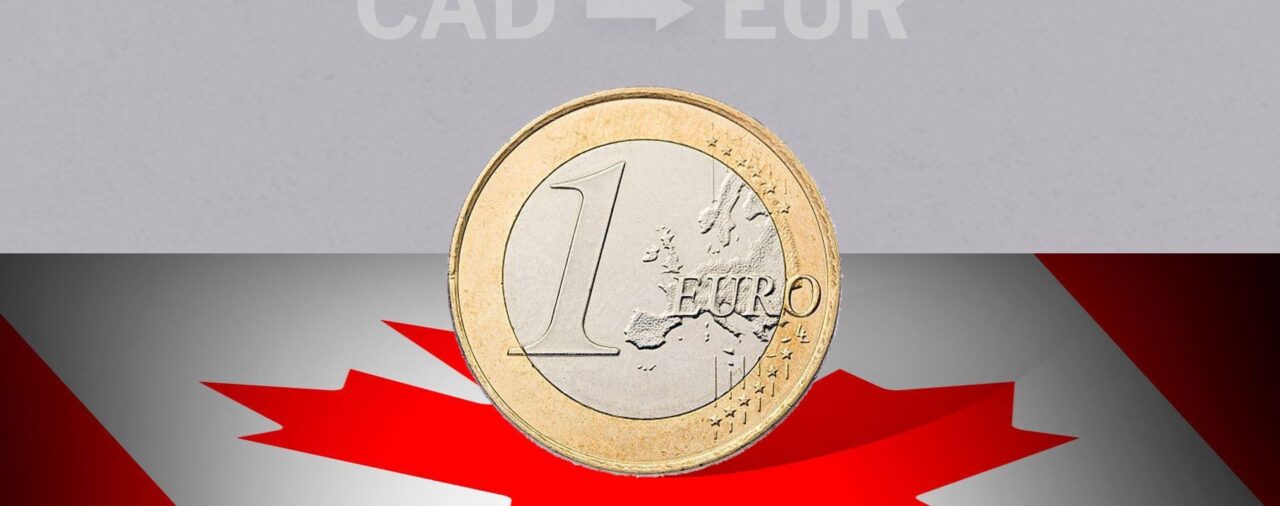 Valor de cierre del euro en Canadá este 5 de abril de EUR a CAD