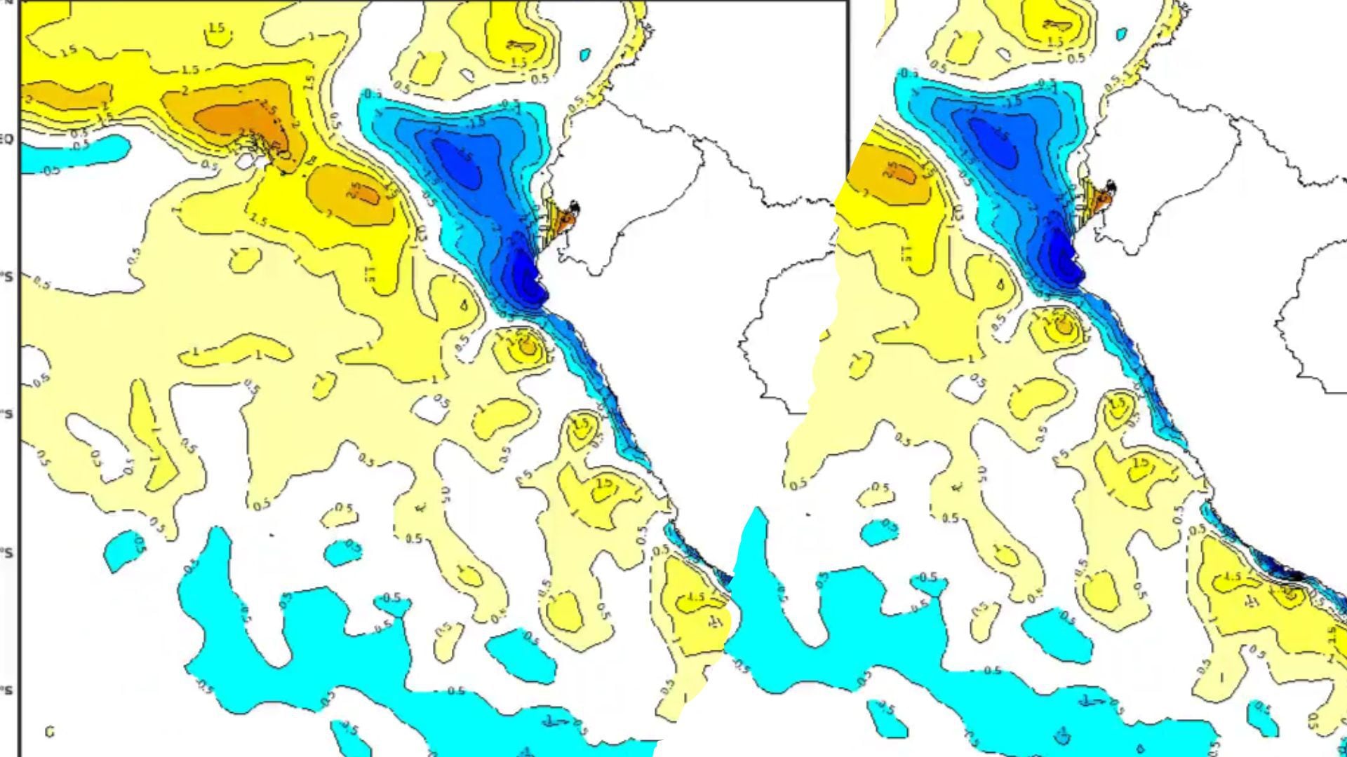 Hay un notable enfriamento en la zona norte de la costa peruana y frente a Ecuador, de acuerdo a las aseveraciones de Abraham Levy.