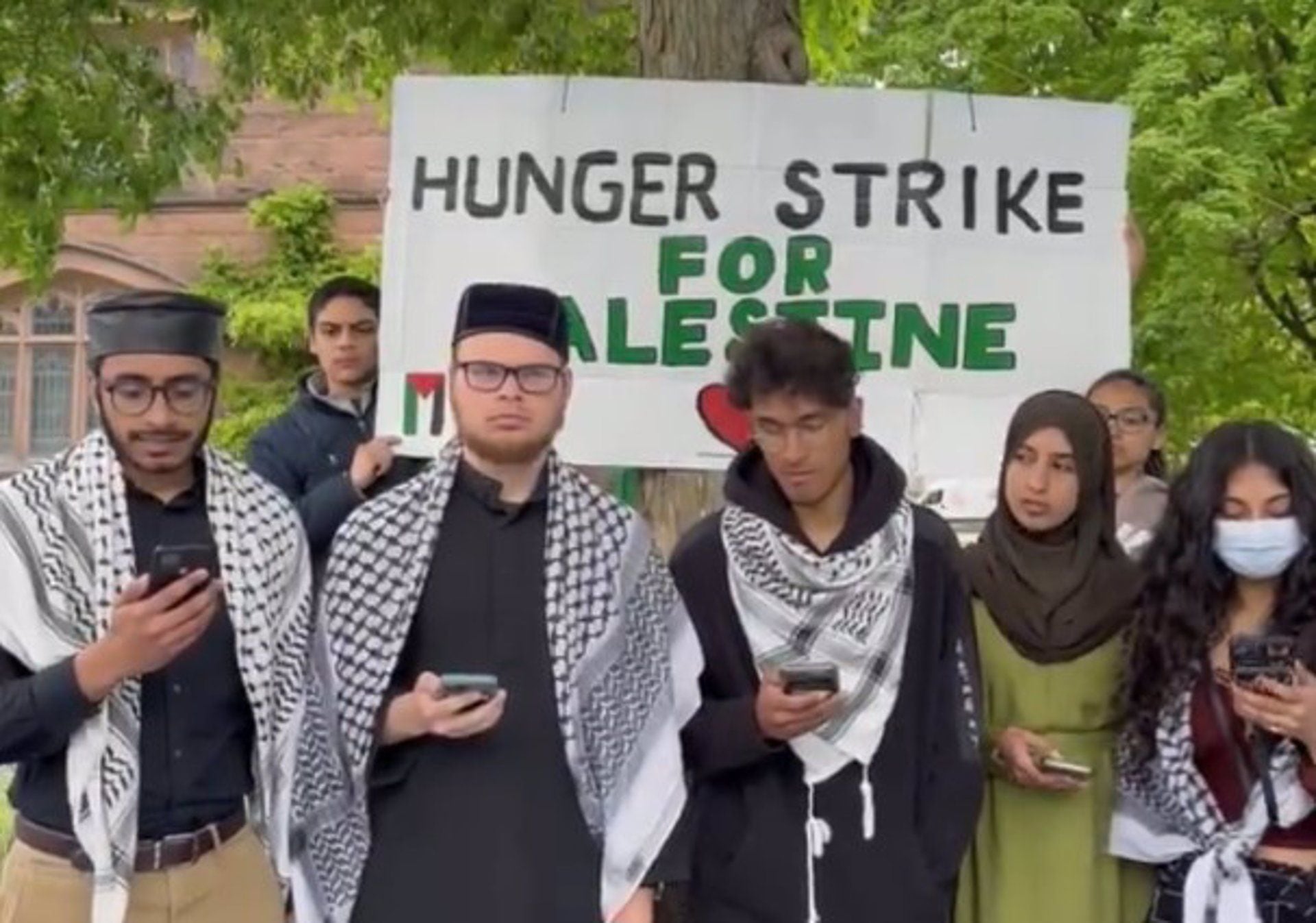 Este viernes, un grupo de estudiantes de Princeton anunció una huelga de hambre en señal de apoyo al pueblo palestino (Europa Press)