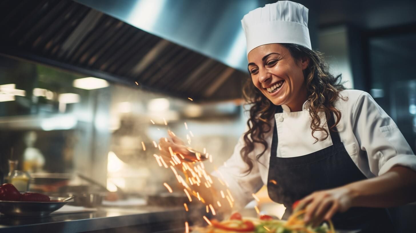 Captura de un chef hábil preparando pasta con pasión en un restaurante italiano, reflejando la autenticidad y el arte culinario de la cocina italiana. Una experiencia gastronómica auténtica. (Imagen ilustrativa Infobae)