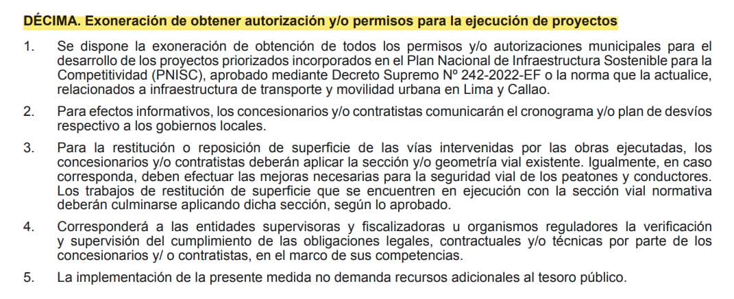 Décima Disposición Complementaria Final de la Ley de Endeudamiento Público