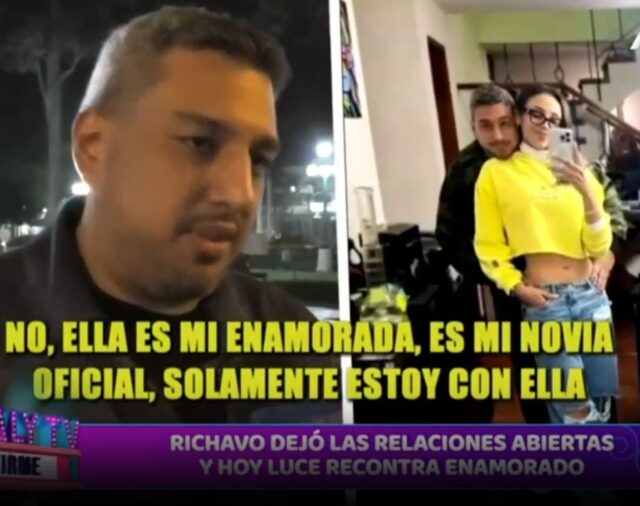 Ricardo Mendoza deja las relaciones abiertas por Katya Mosquera: “Es mi novia oficial, solamente estoy con ella”