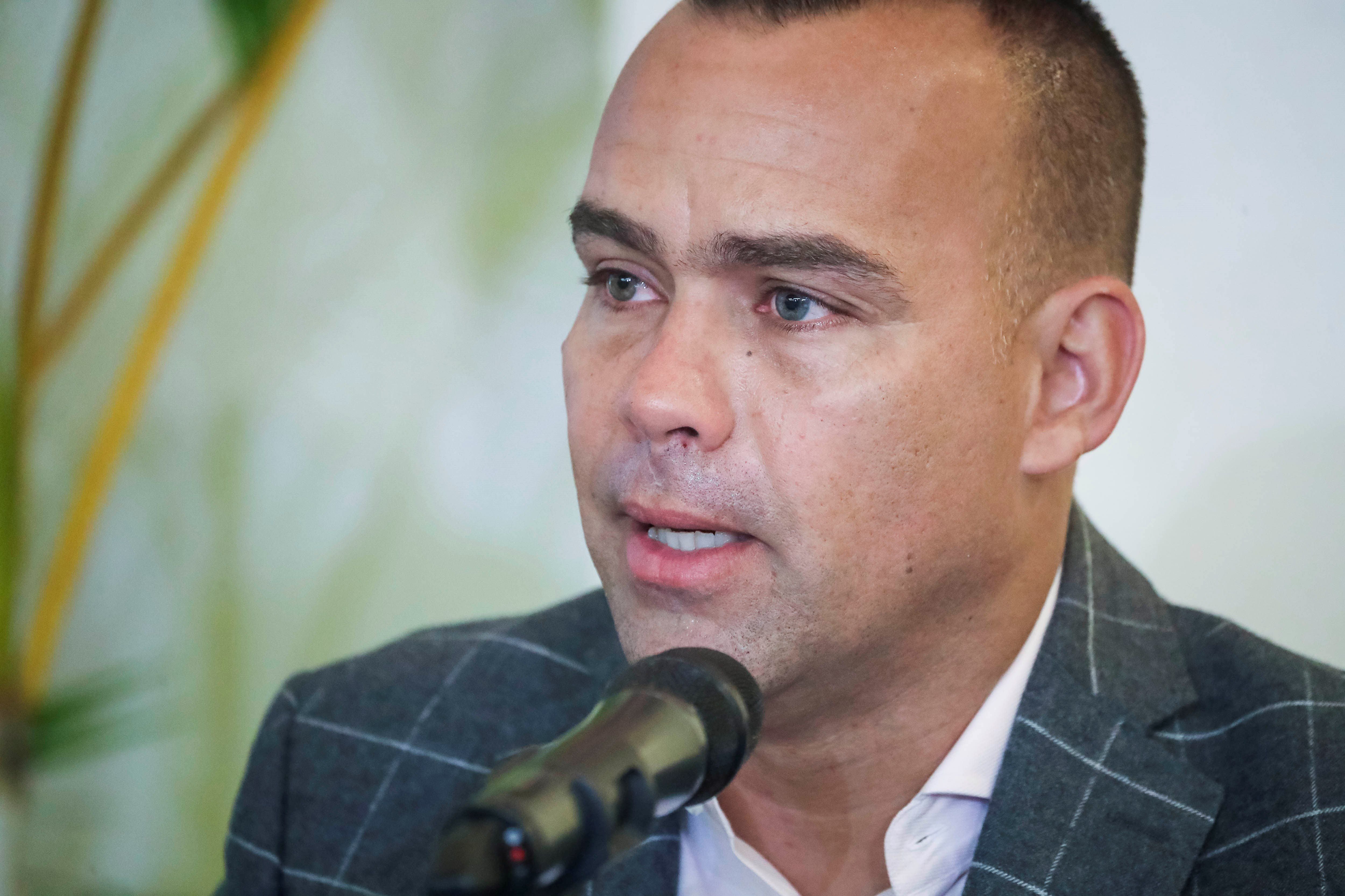 Rafael Dudamel se refirió al estado en que llega Atlético Bucaramanga para el primer partido de la final ante Independiente Santa Fe - crédito EFE/Miguel Gutiérrez