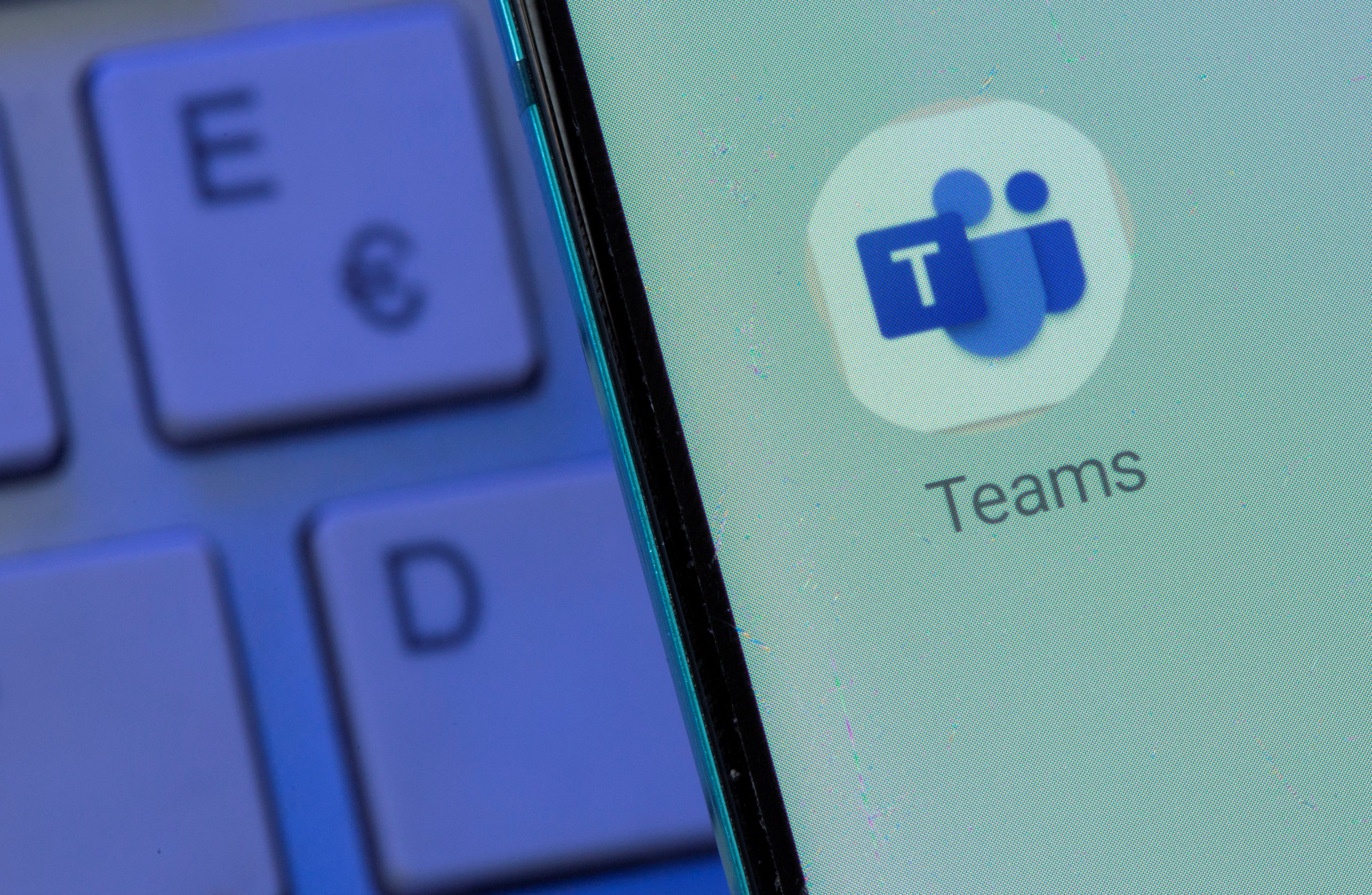 La aplicación de Microsoft Teams en un portátil (REUTERS/Dado Ruvic/Illustration/File Photo)
