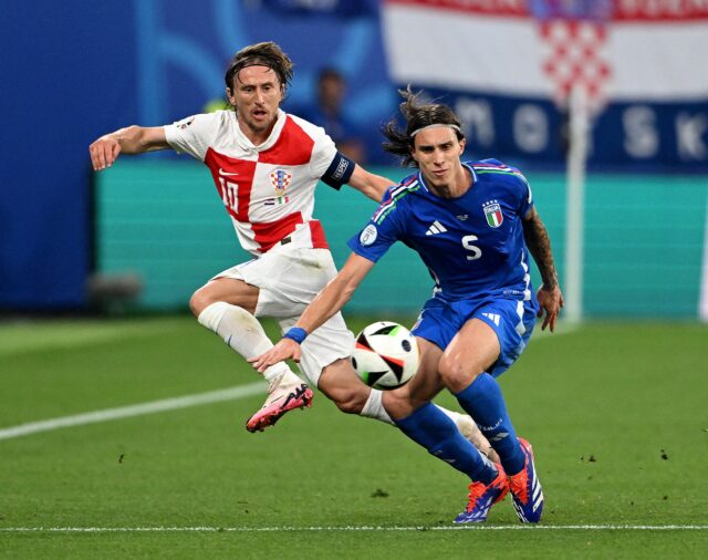 Con un gol de Luka Modric, Croacia vence a Italia y sueña con acompañar a España a los octavos de final de la Eurocopa