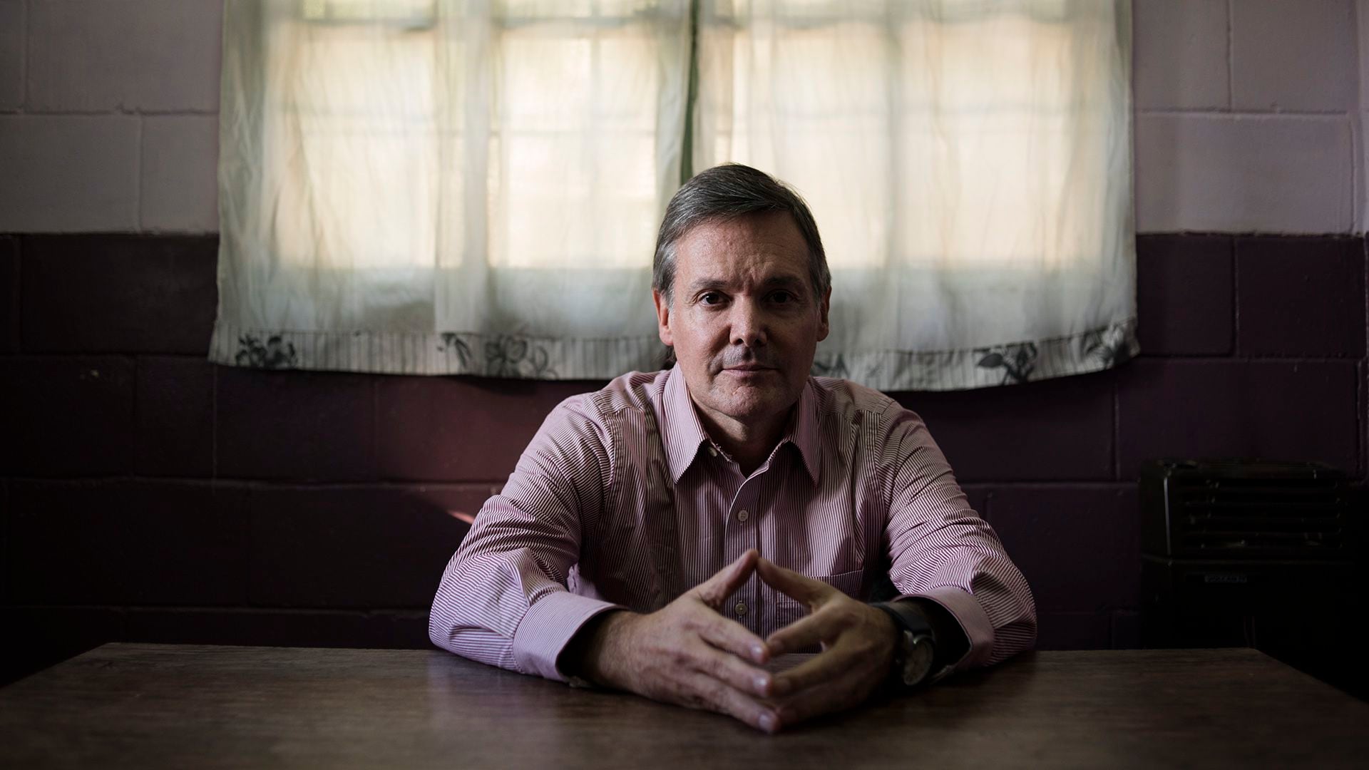 Fernando Farré en una entrevista en la cárcel en 2018 (Adrián Escandar)