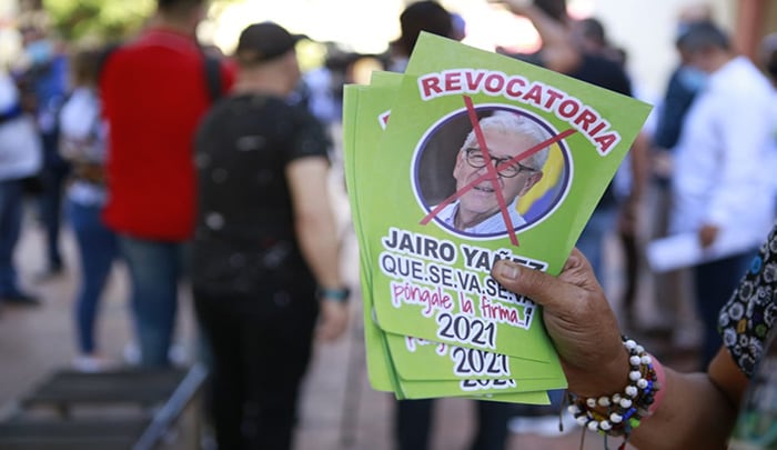 Revocatoria Jairo Yáñez, alcalde de Cúcuta
