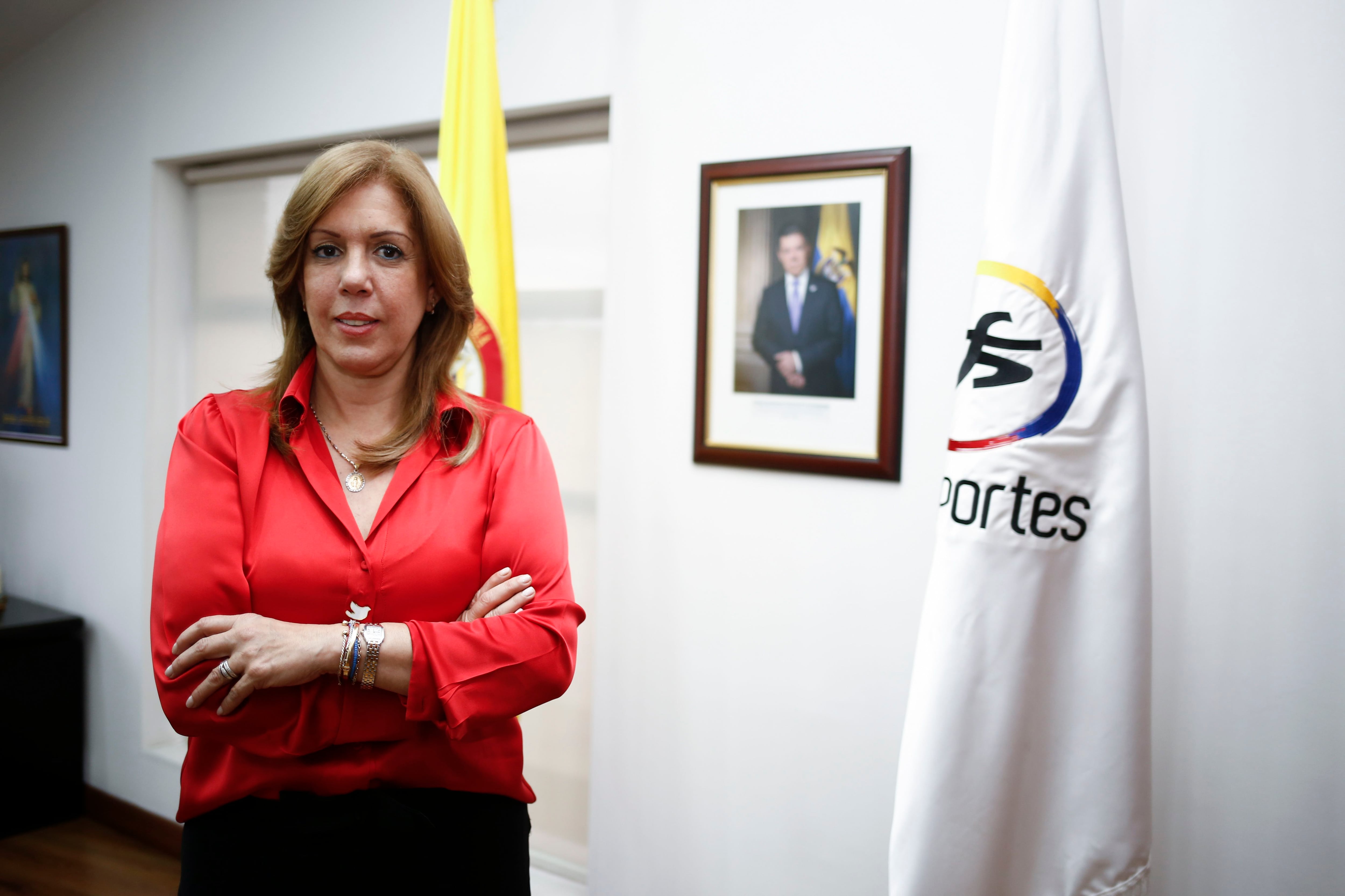 Clara Luz Roldán González cuando fue directora de Coldeportes - crédito Colprensa/Juan Páez