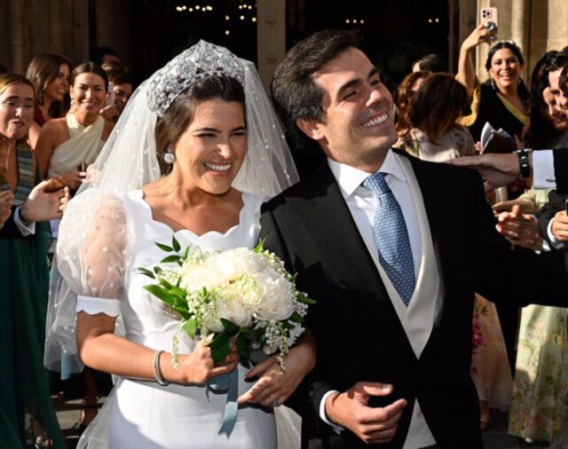 Natalia Santos Yanes y Esteban Rivas Traba celebran su boda con unos invitados muy especiales