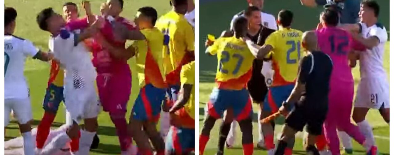 Riña entre jugadores de la selección Colombia y Bolivia: todo por un golpe a Luis Díaz