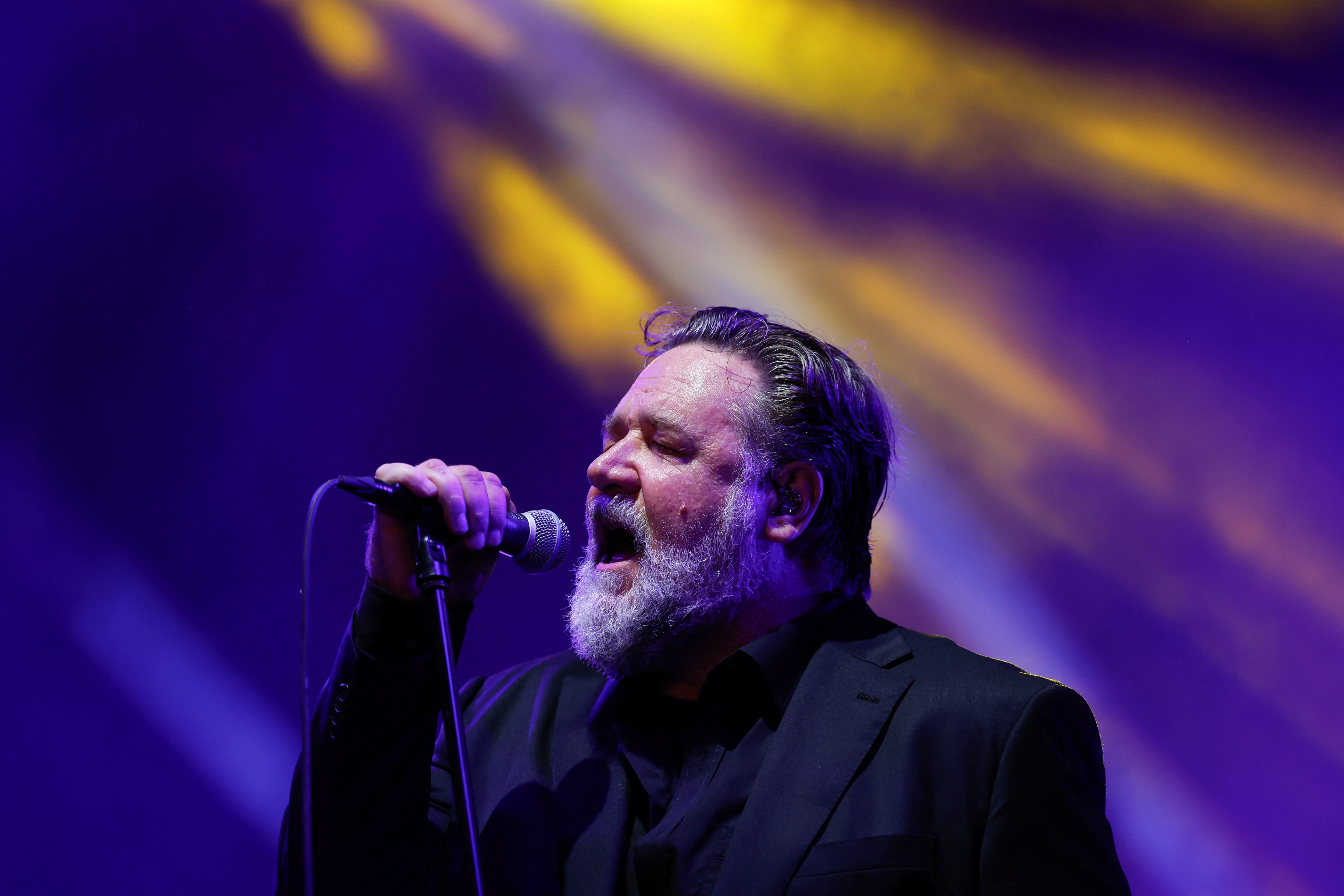 Russell Crowe también es músico, y tiene una banda llamada Indoor Garden Party. (Créditos: REUTERS/Darrin Zammit Lupi)