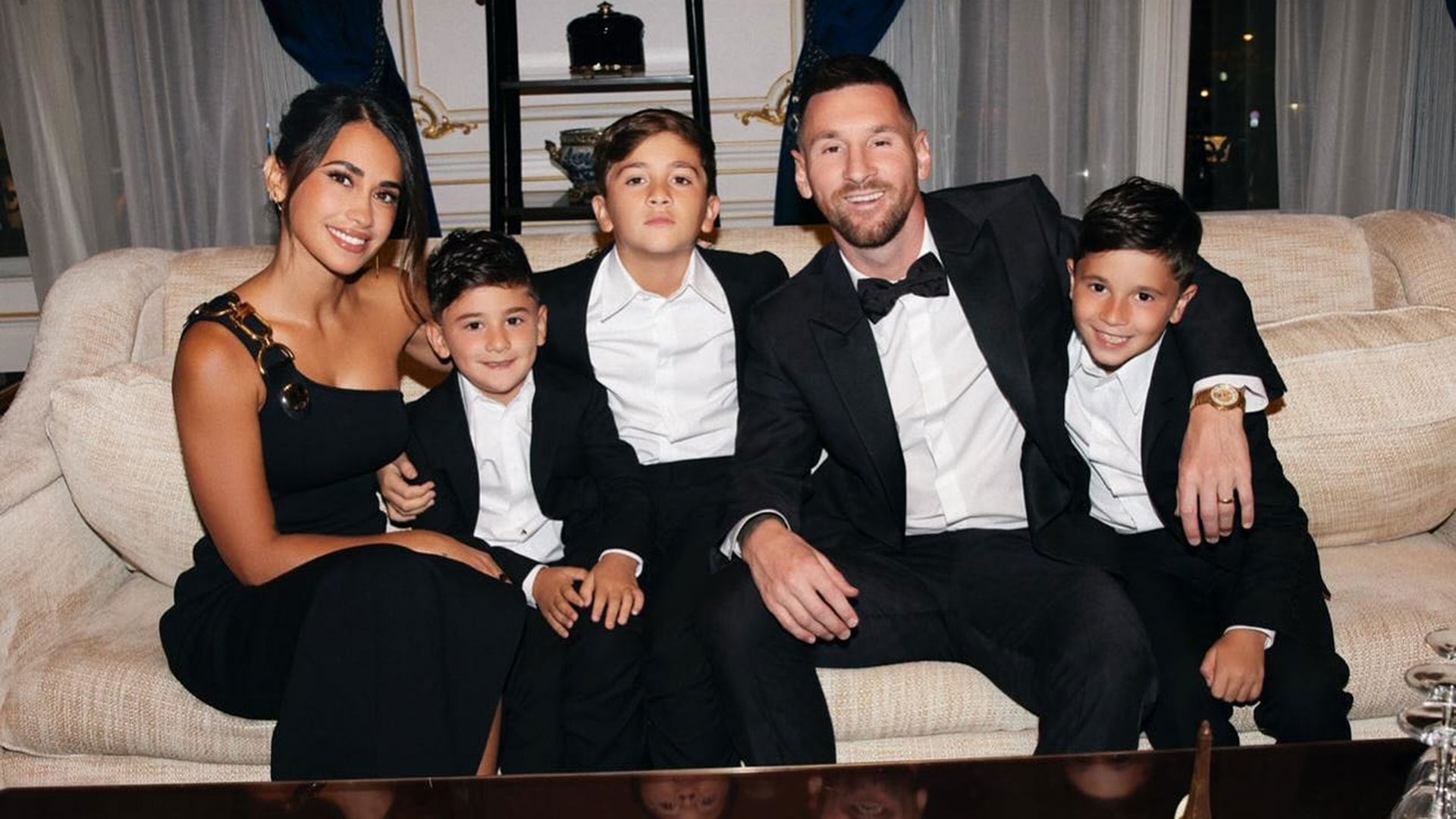 Antonela Roccuzzo cumpleaños de Messi