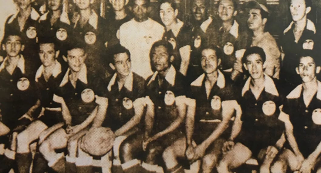 Esta era la selección que fue campeona en 1951 de los Juegos Bolivarianos - crédito @DonGuillleRuiz/X