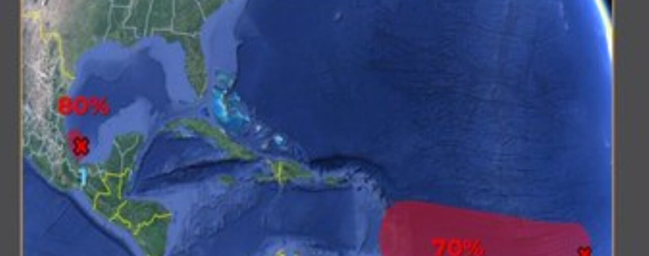 Depresión Tres se convierte en la Tormenta Tropical Chris mientras huracán Beryl se acerca a Q. Roo