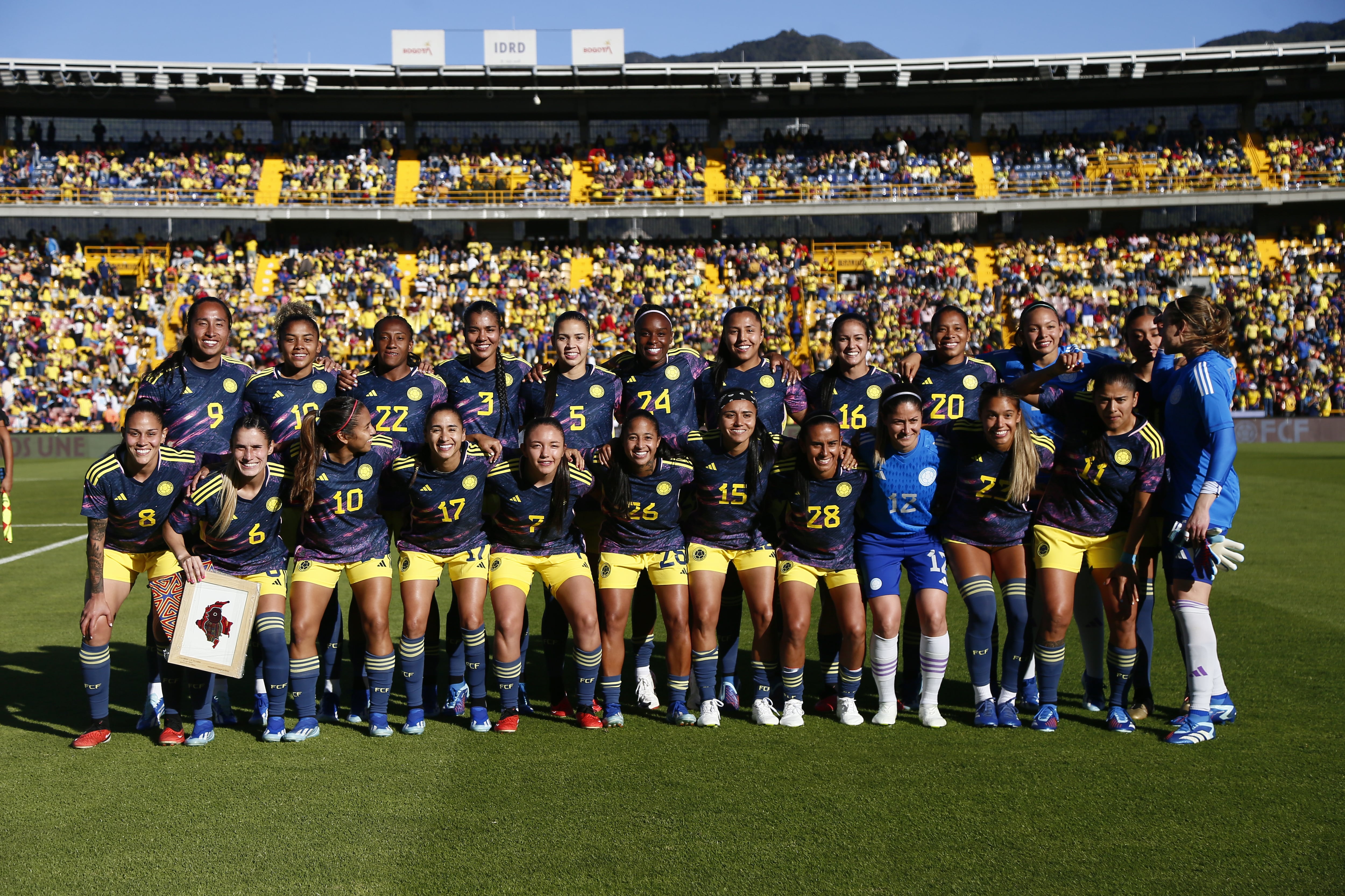 La selección Colombia clasificó a los Juegos Olímpicos París tras ser subcampeona de la Copa América 2022 - crédito Colprensa