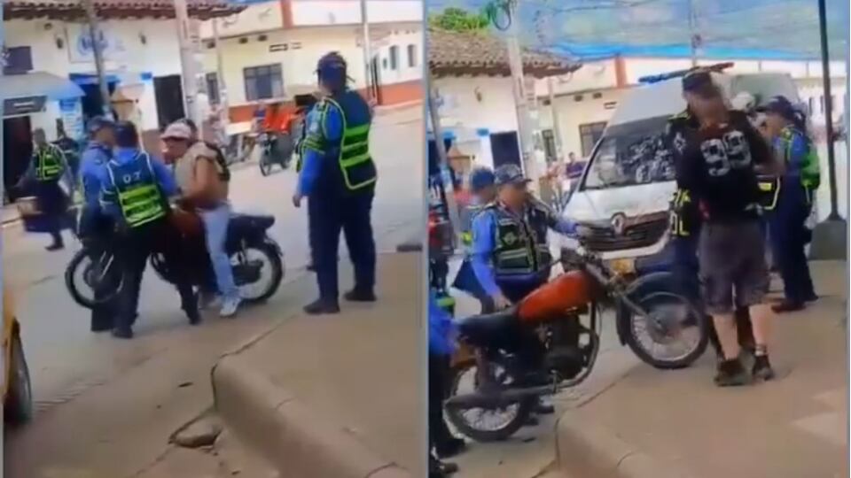 Acelerando a fondo, motociclista intentó evadir las autoridades