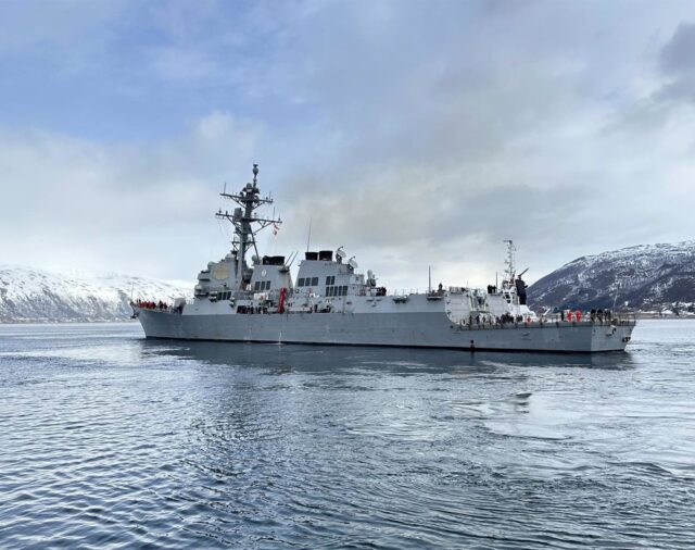 El destructor estadounidense 'USS Oscar Austin' llegará en otoño a la base de Rota (Cádiz), como pactó Sánchez con Biden