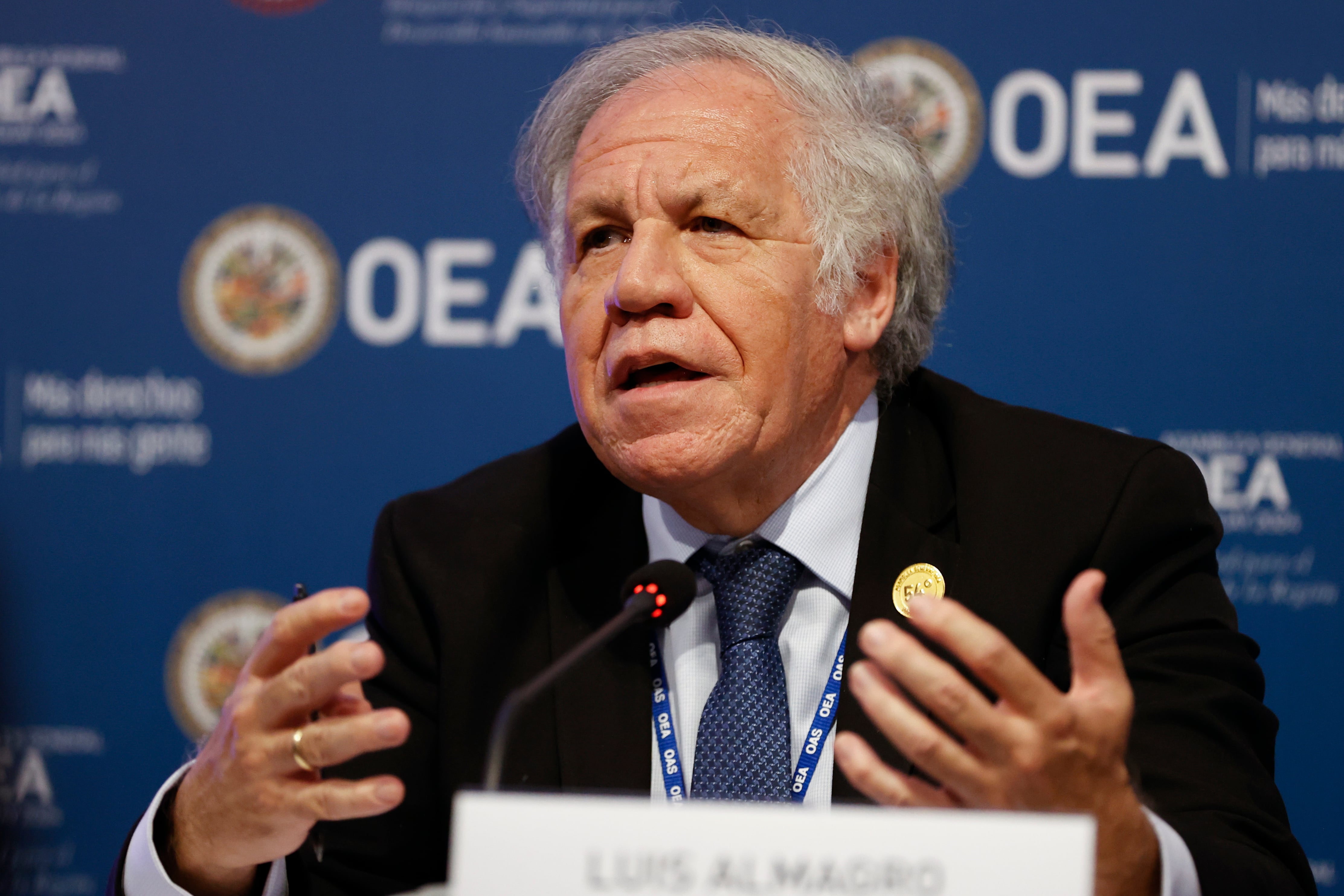 Foto del secretario general de la Organización de Estados Americanos (OEA), Luis Almagro. (EFE/Bienvenido Velasco/archivo) 