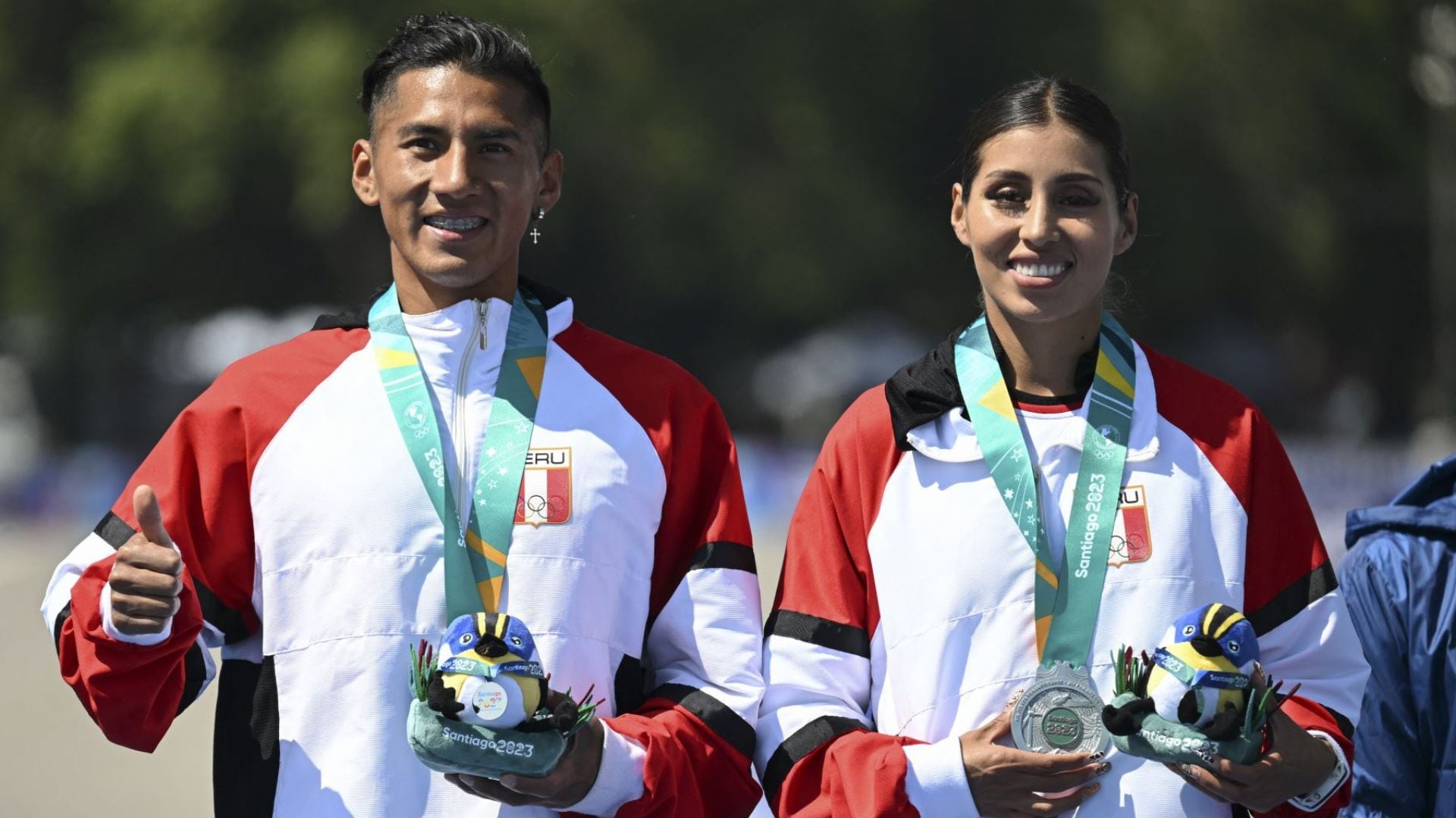 Kimberly García y César Rodríguez consiguieron la medalla de plata en Santiago 2023.