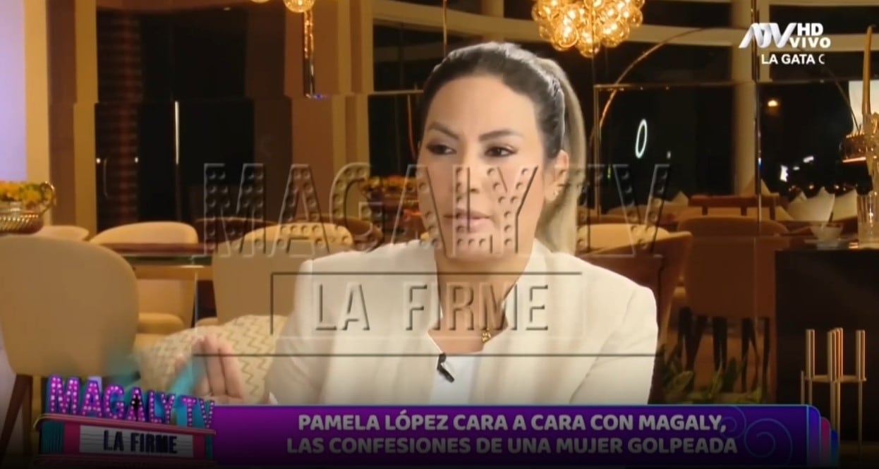 Pamela López confiesa que Christian Cueva está en quiebra: "Su abogado le estará prestando". (Captura: Magaly TV La Firme)