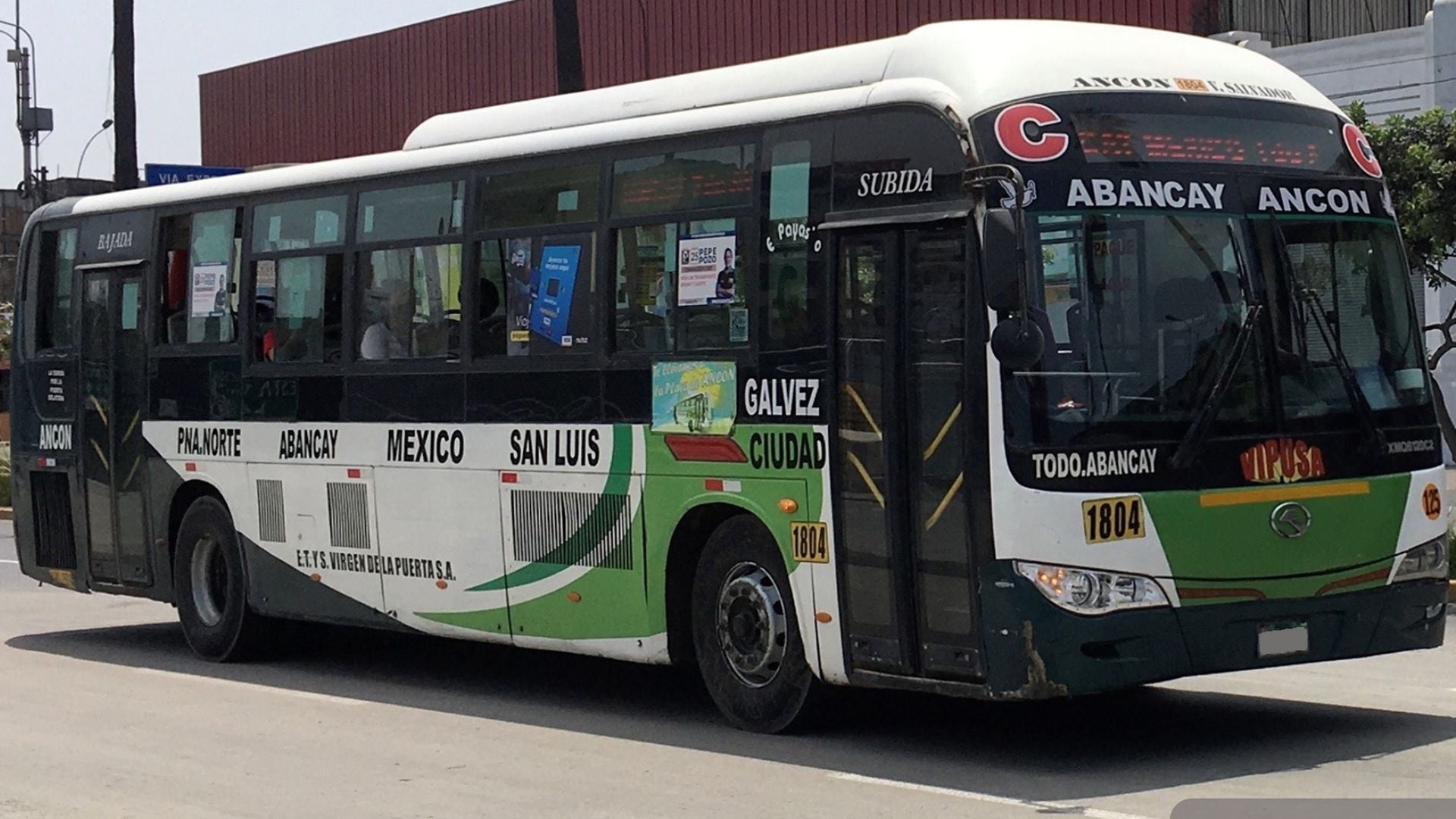 Bus de la empresa Vipusa estaría siendo extorsionado