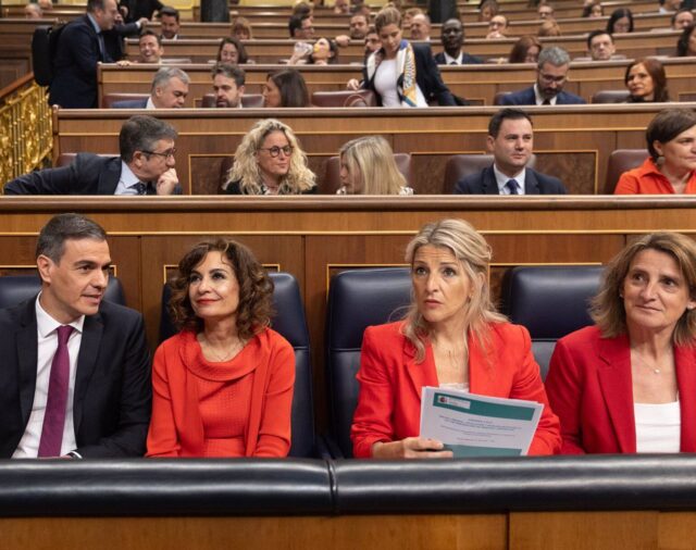 Sánchez, Ribera y cinco ministros faltarán a la primera sesión de control al Gobierno en el Congreso tras el verano