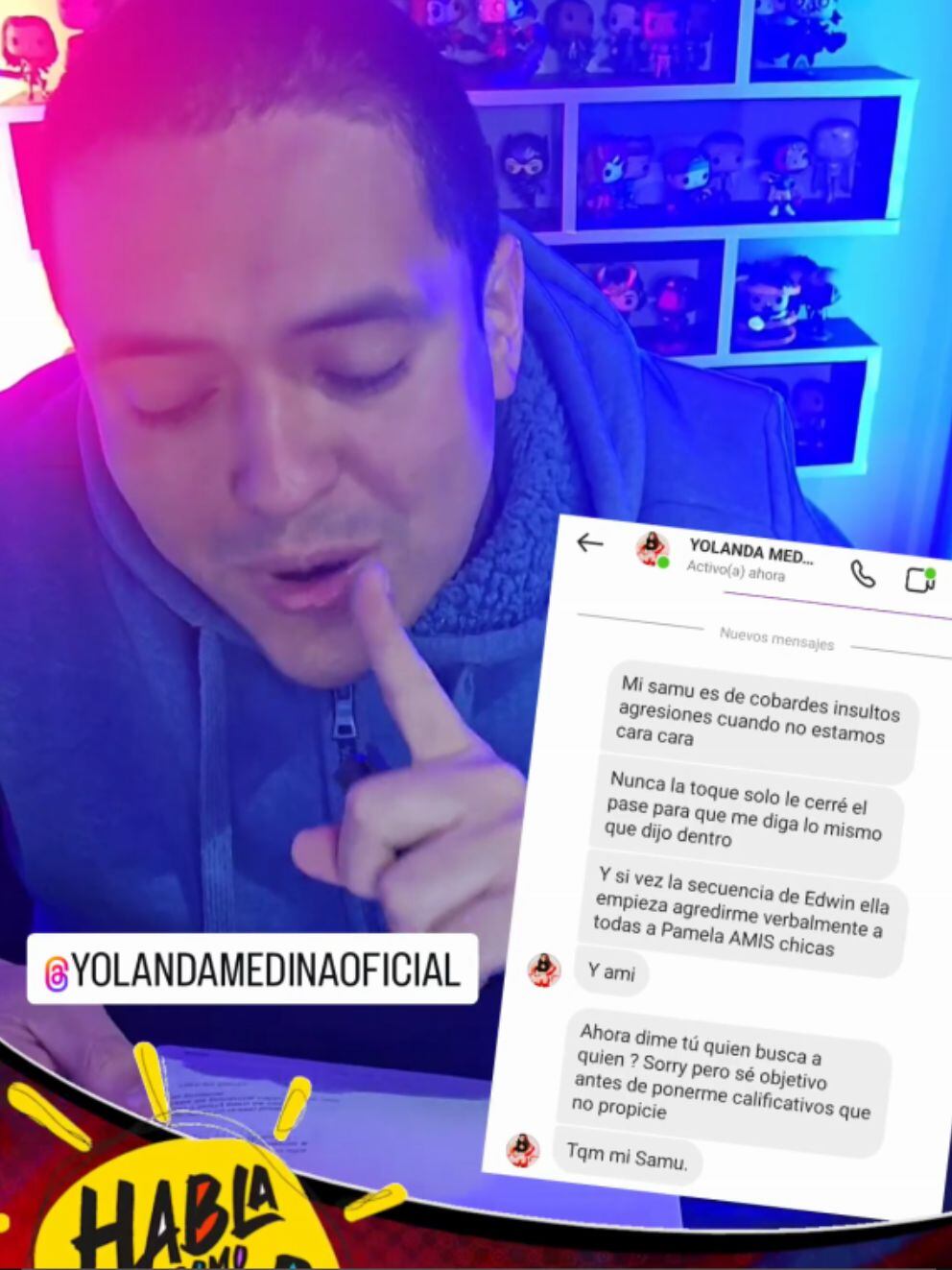 Yolanda Medina se pronuncia luego de protagonizar fuerte discusión con la cantante Marisol. Instarandula.